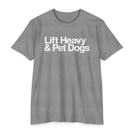 Lift Heavy & Pet Dogs Logo T-Shirt [Next Level]