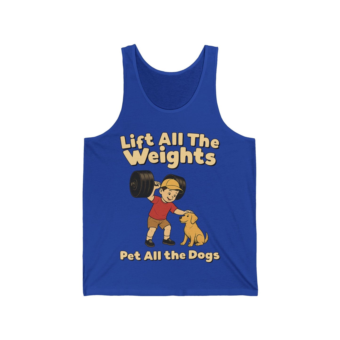 Lift Weights, Pet Dogs Tank Top