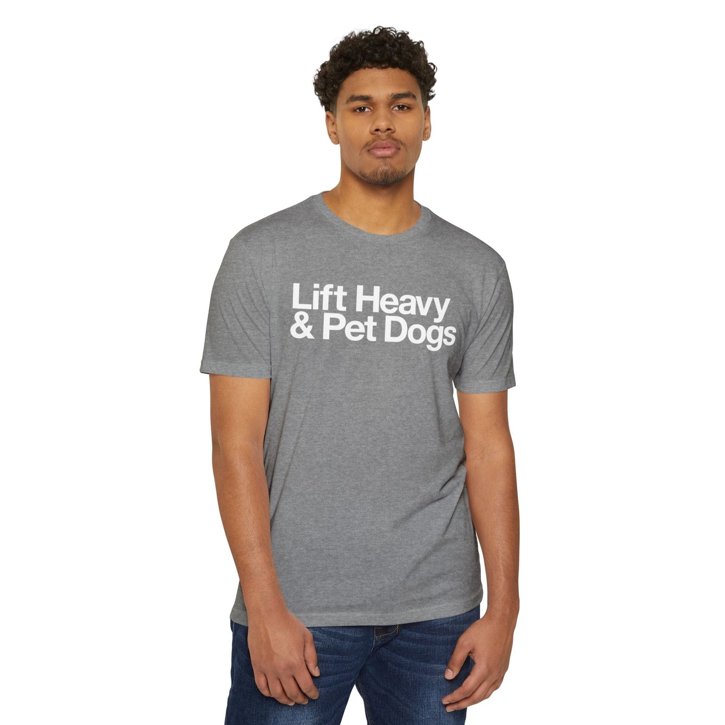 Lift Heavy & Pet Dogs Logo T-Shirt [Next Level]