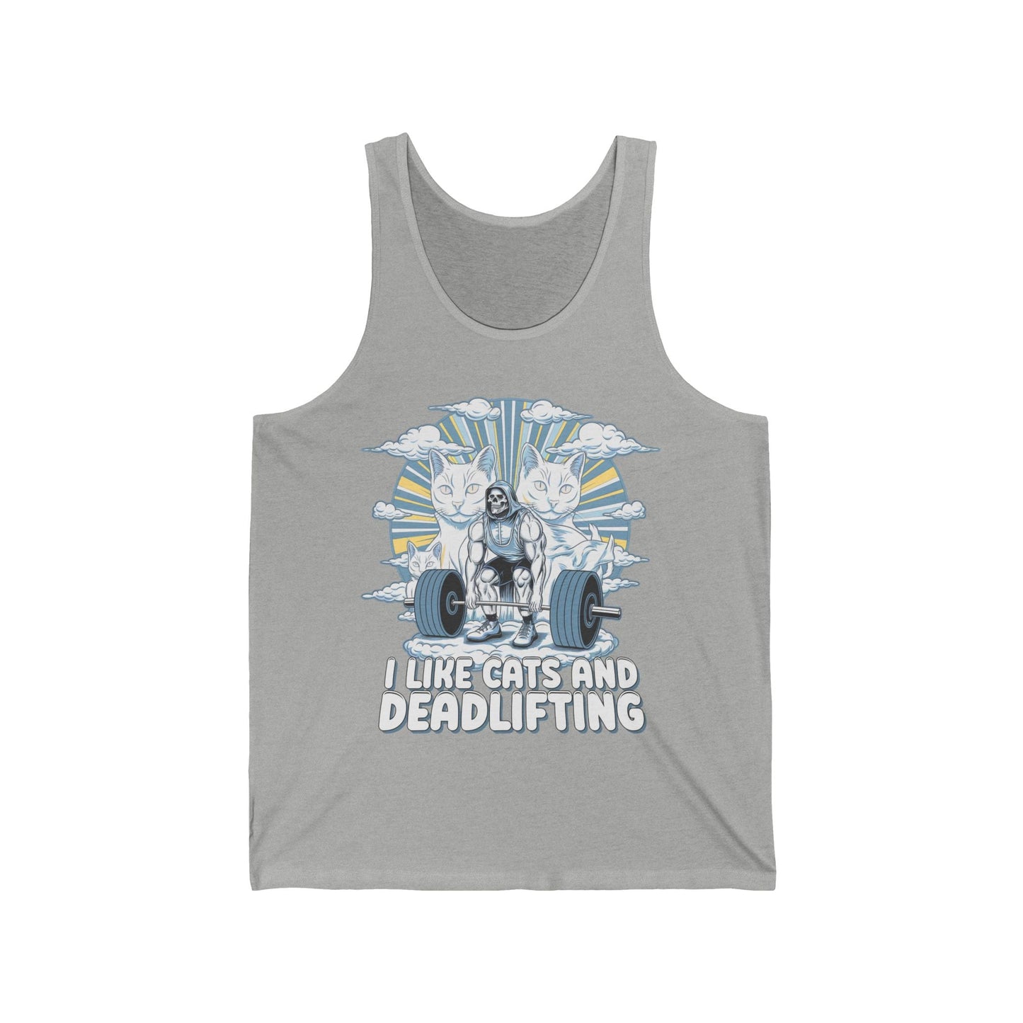 Cats and Deadlifting Tank Top