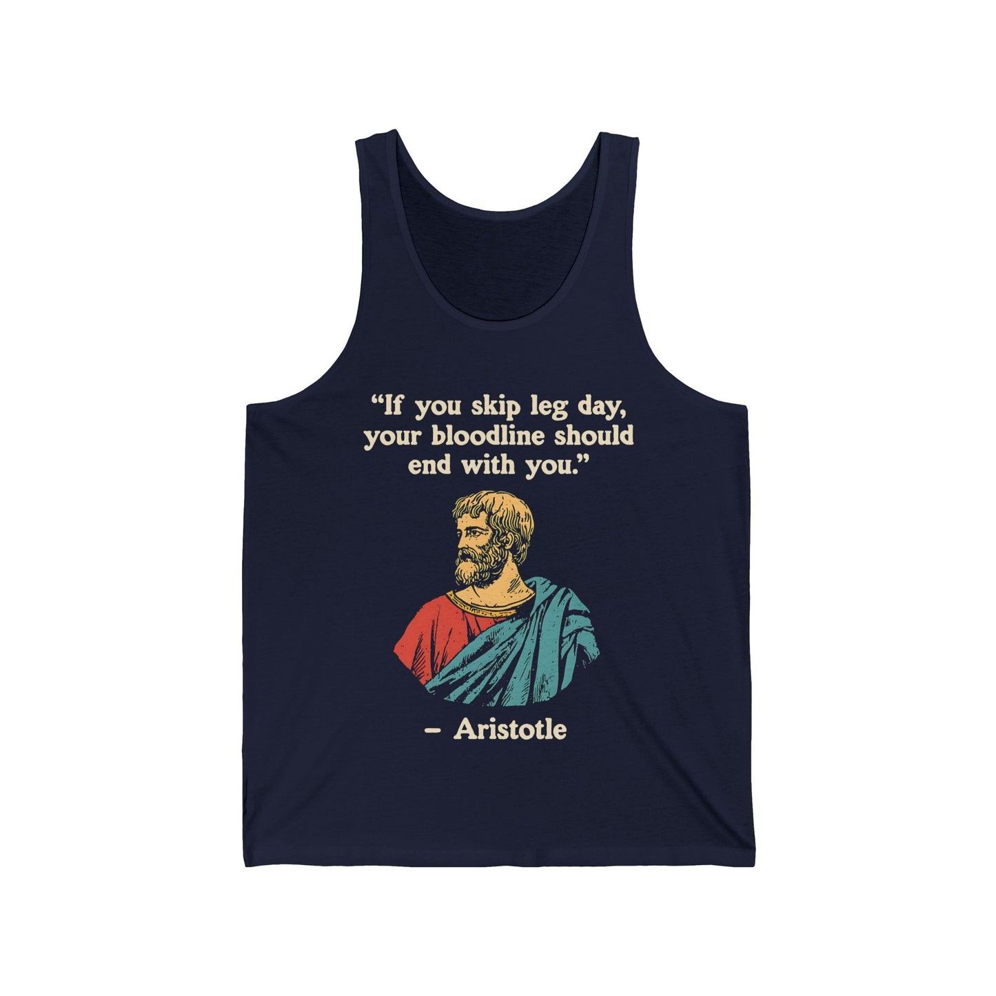 Aristotle Quote Tank Top