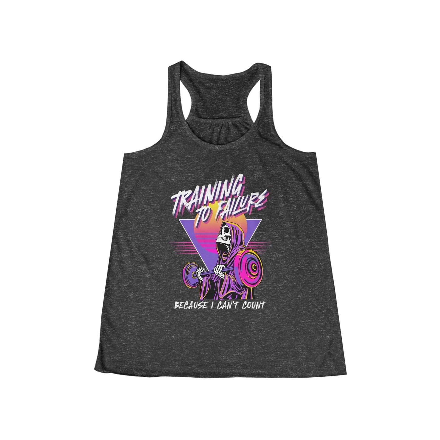 I Can't Count Racerback Tank Top [Custom Order]