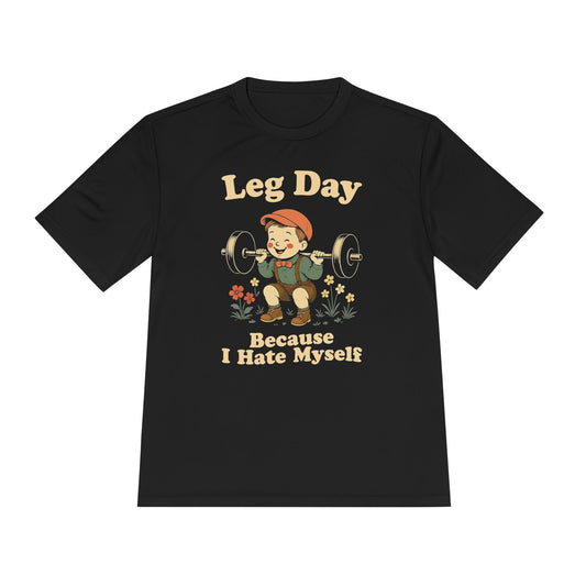 Leg Day Self-Hatred T-Shirt [Quick Dry]