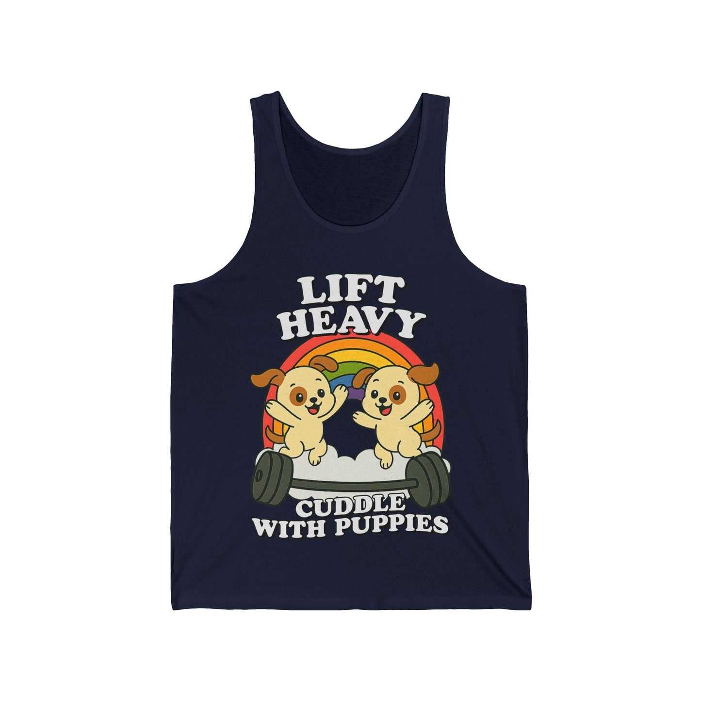 Lift Heavy, Cuddle Puppies Tank Top