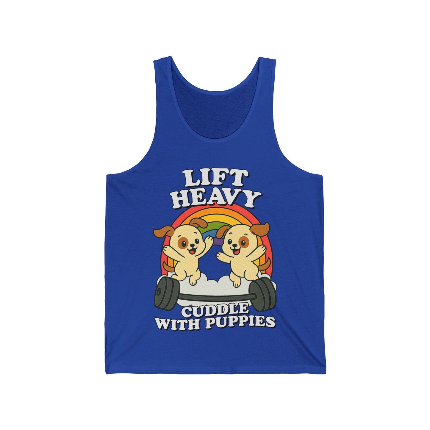 Lift Heavy, Cuddle Puppies Tank Top