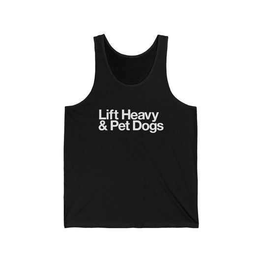 Lift Heavy & Pet Dogs Logo Tank Top