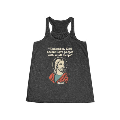 Jesus Biceps Quote Racerback Tank Top [Custom Order]