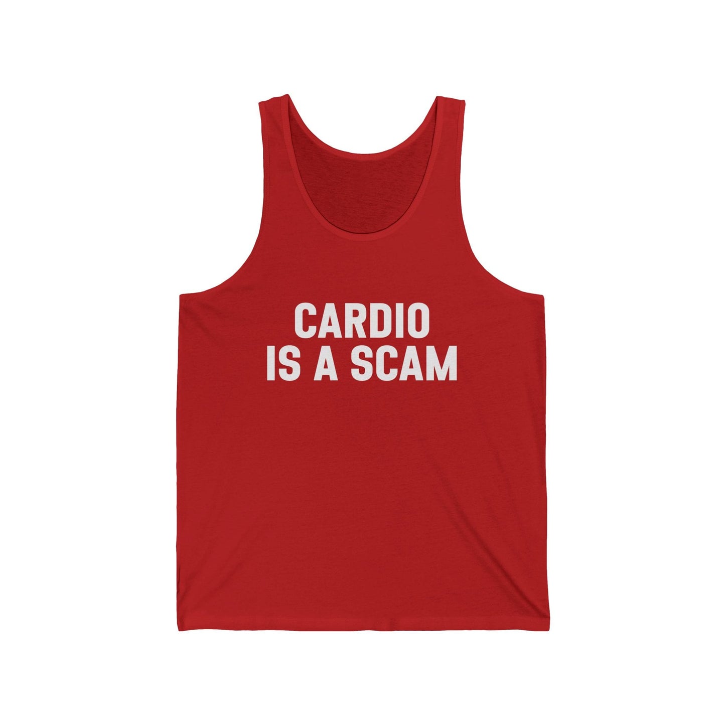 Cardio Is a Scam Tank Top