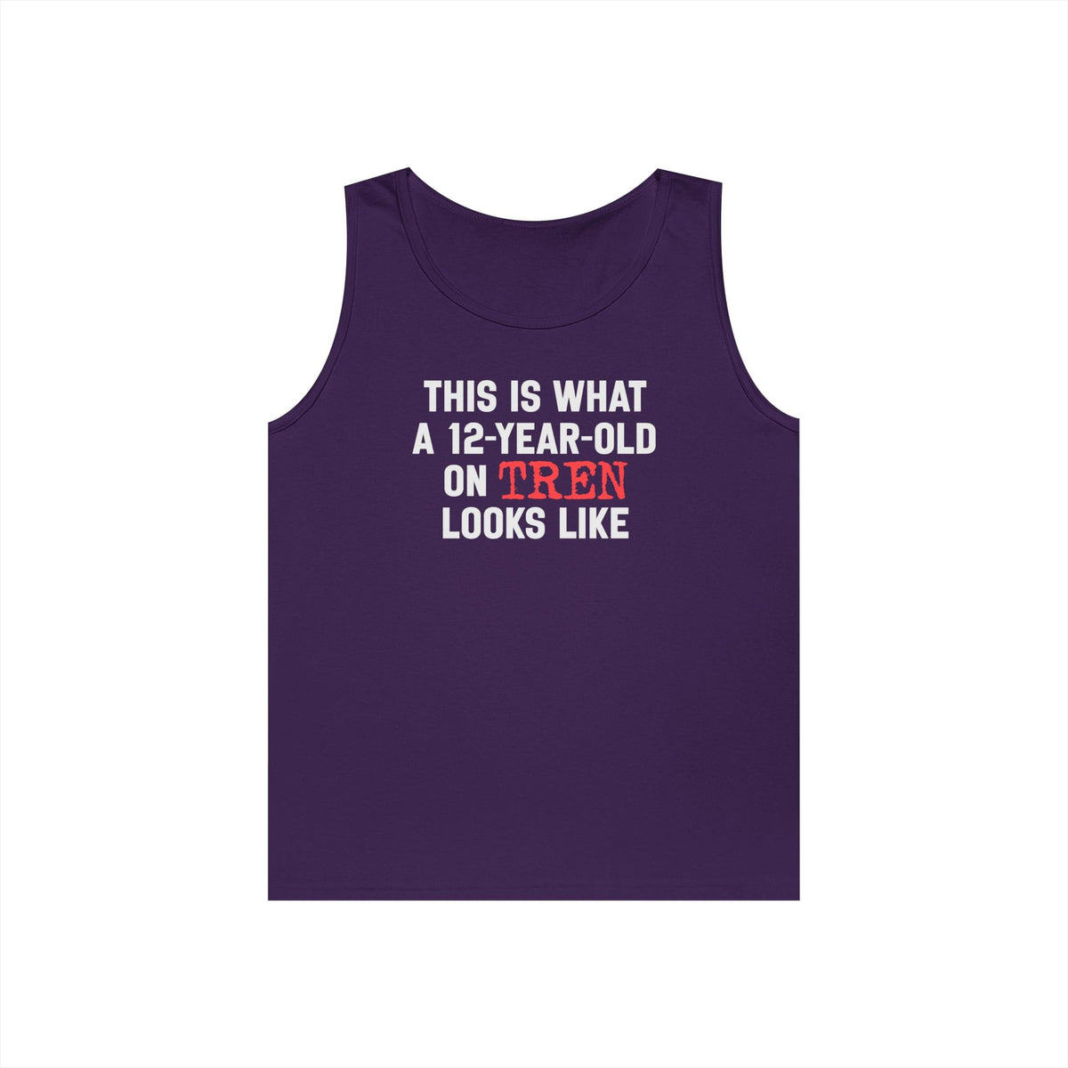 12-Year-Old on Tren Tank Top [Custom Colors]