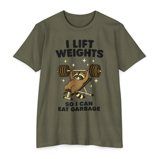 Lift and Eat Garbage T-Shirt [Next Level Tee]