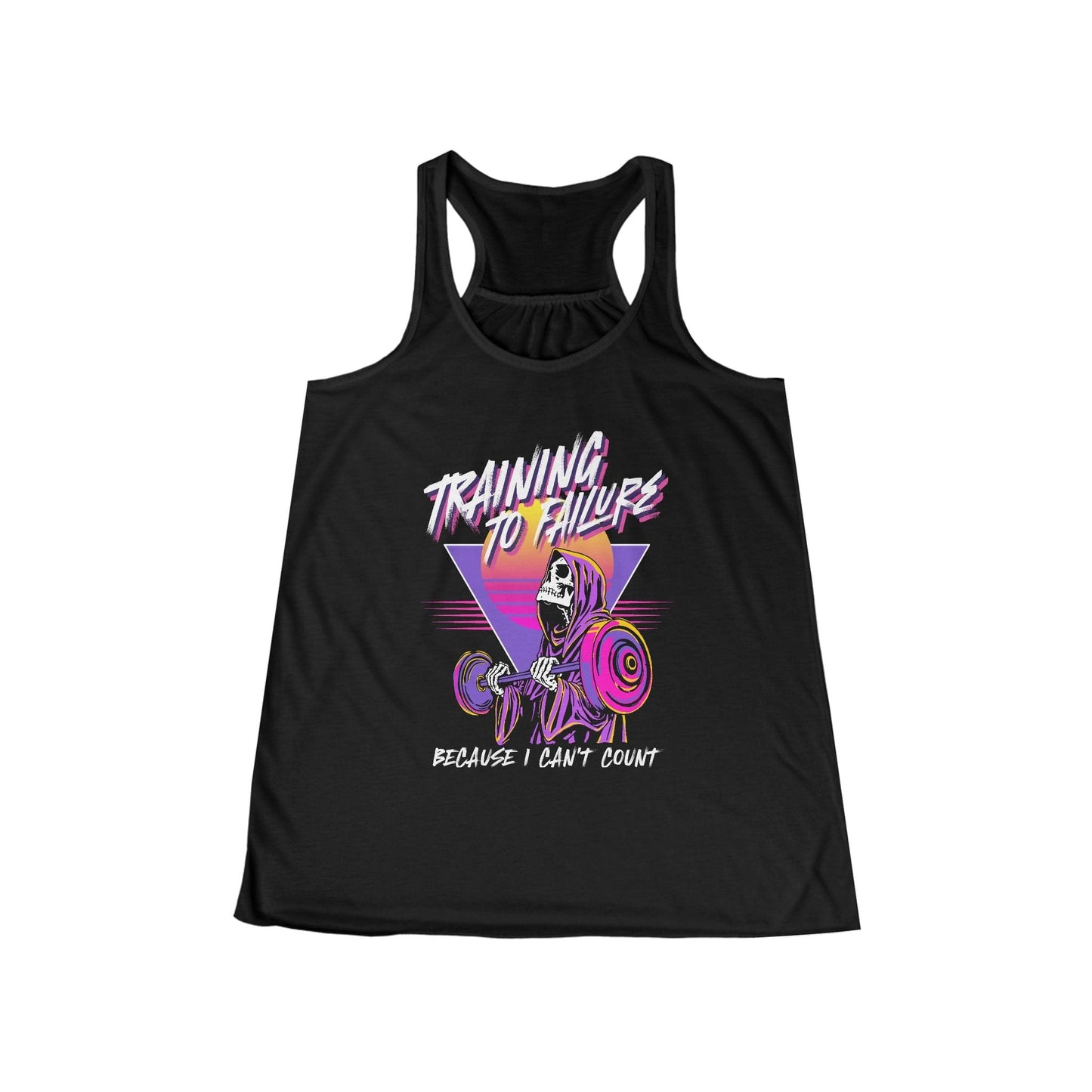I Can't Count Racerback Tank Top [Custom Order]
