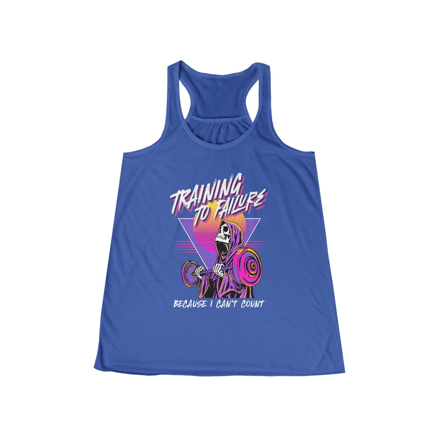 I Can't Count Racerback Tank Top [Custom Order]