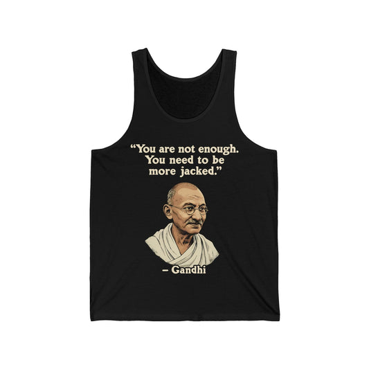 Gandhi Jacked Quote Tank Top