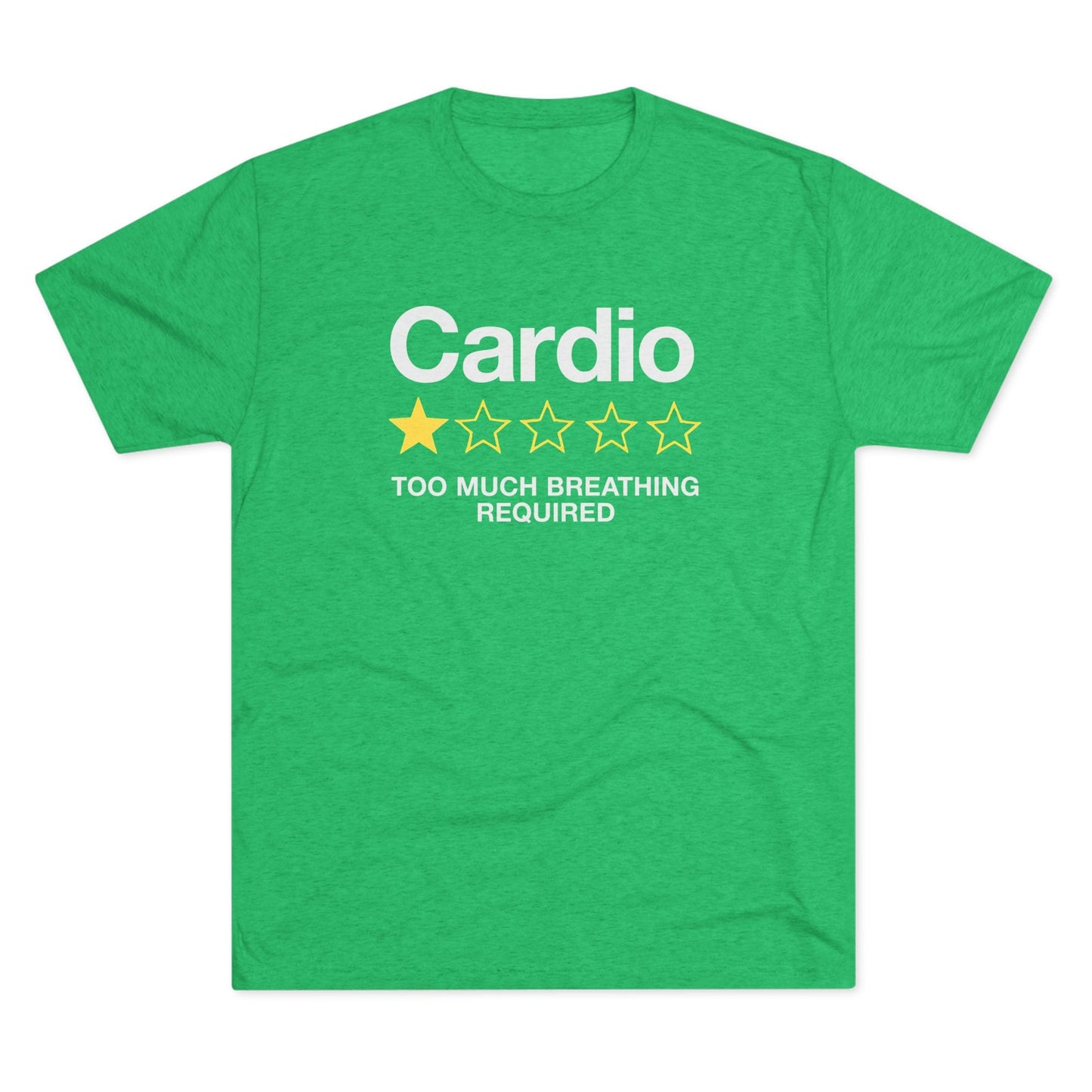Cardio 1-Star Review Tri-Blend T-Shirt (Custom)