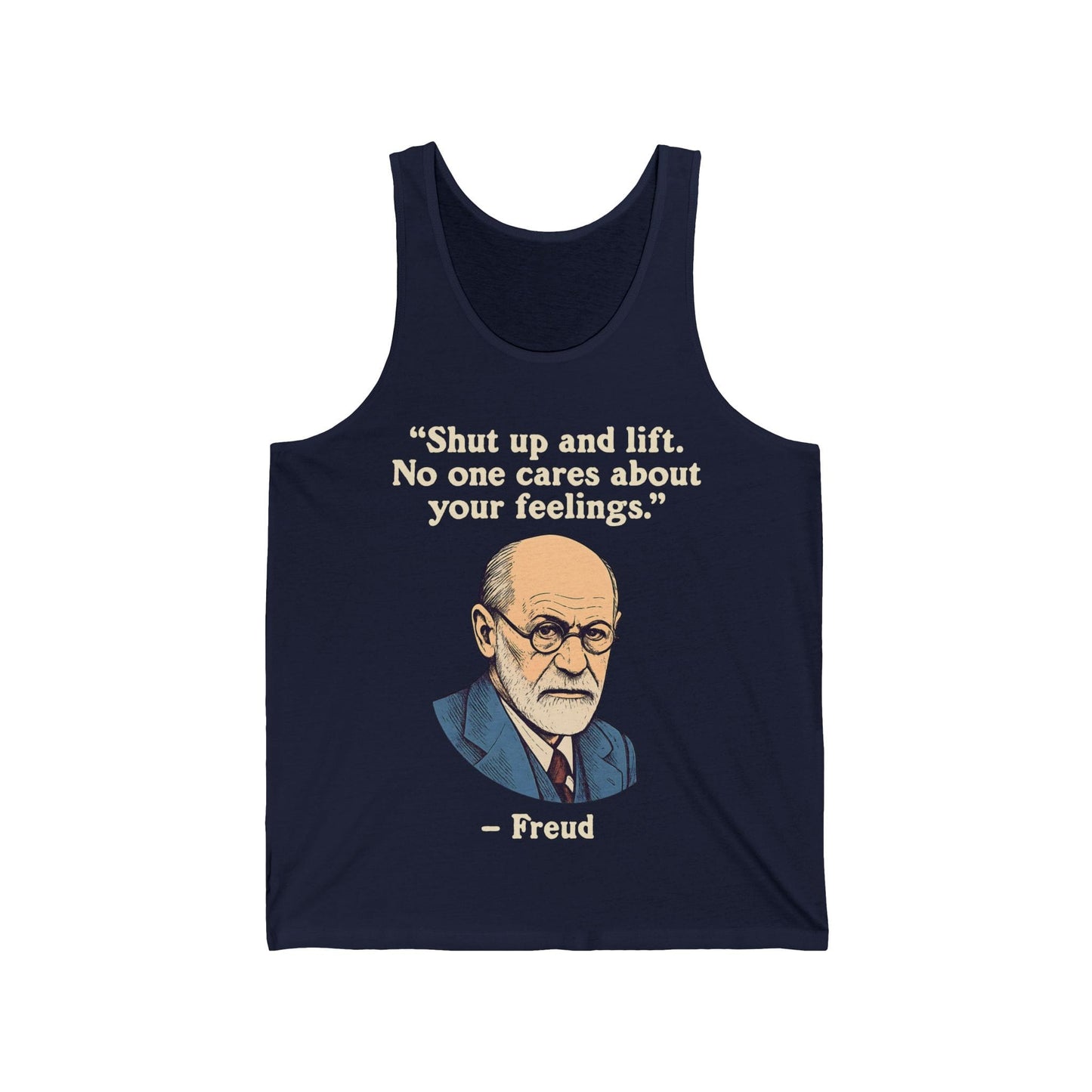 Freud Shut Up Quote Tank Top