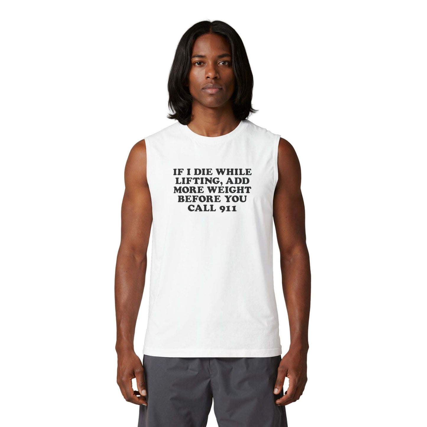 If I Die While Lifting Muscle Tank [Custom]