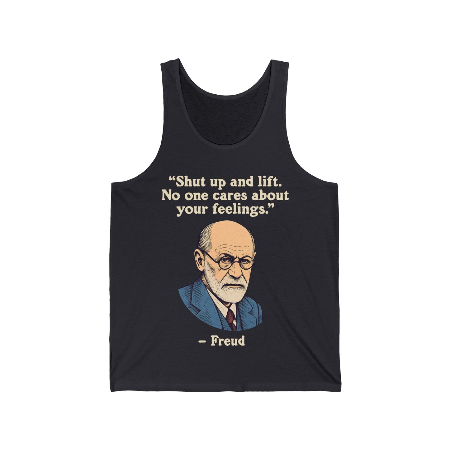 Freud Shut Up Quote Tank Top