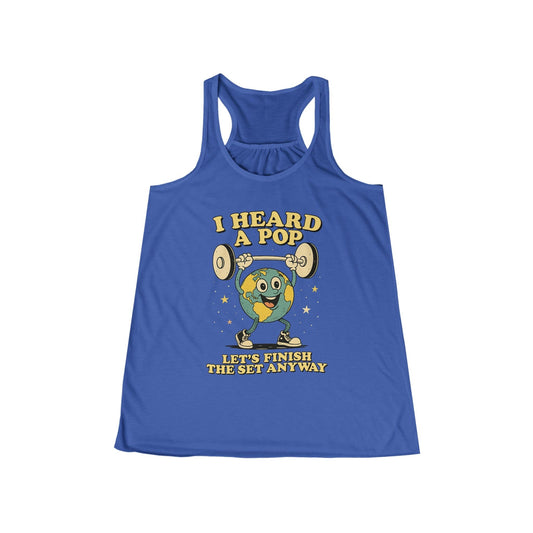 I Heard a Pop Racerbank Tank Top [Custom Order]