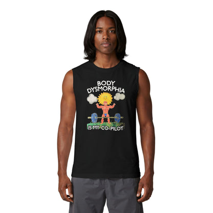 Body Dysmorphia Drawing Muscle Tank [Custom]