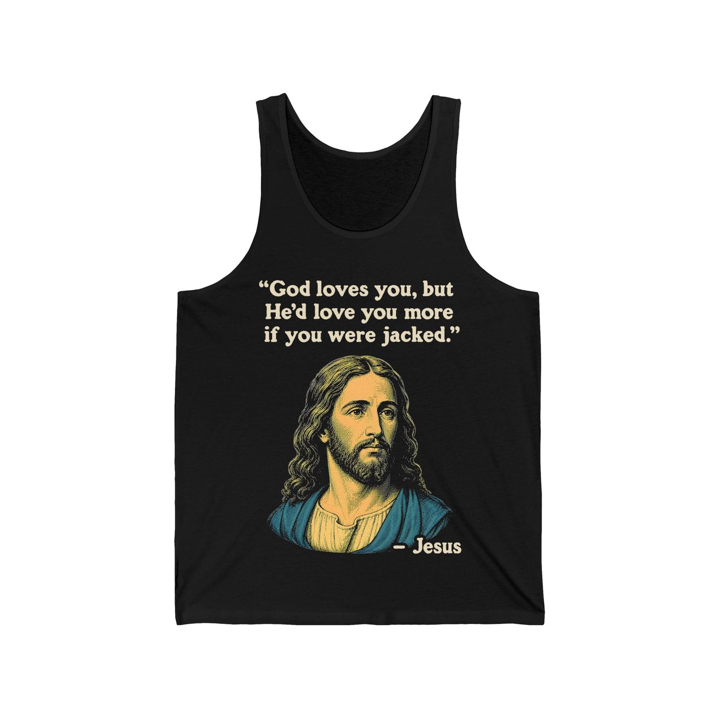 Jesus Love Quote Tank Top