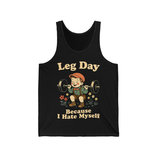 Leg Day Self-Hatred Tank Top