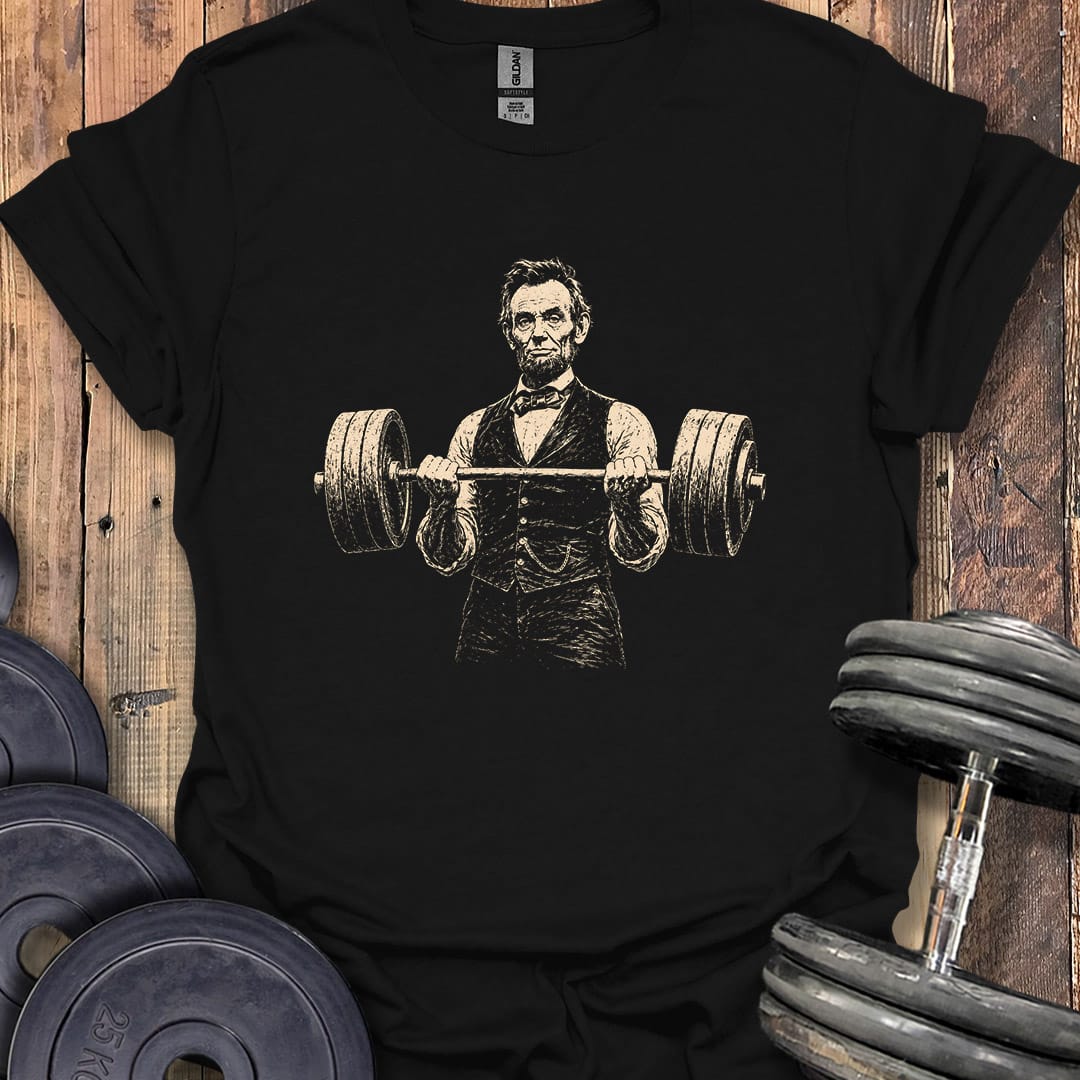 Abe Lincoln Lifting T-Shirt