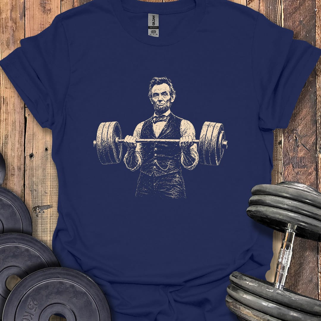Abe Lincoln Lifting T-Shirt