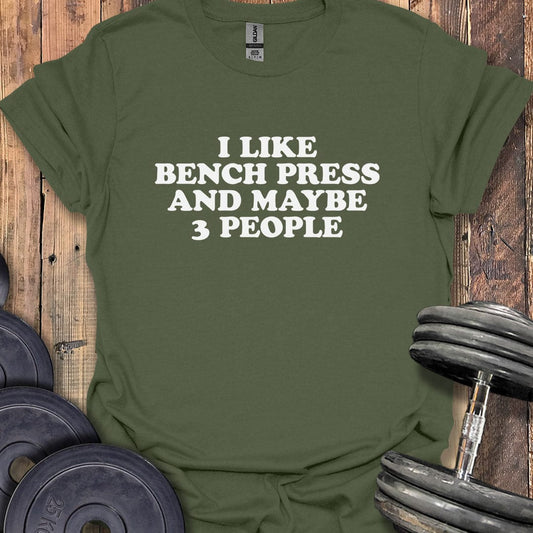 Bench Press and 3 People T-Shirt