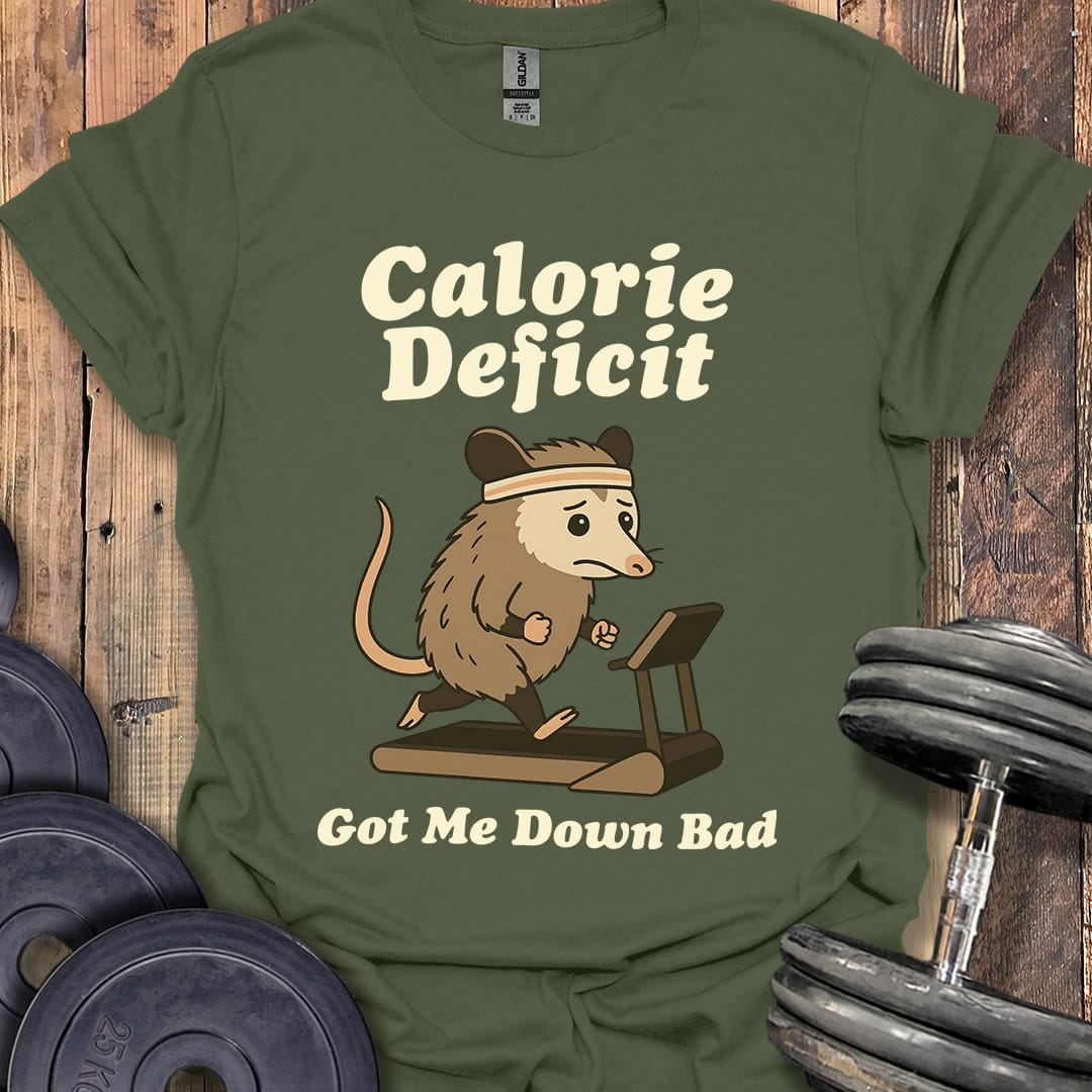 Calorie Deficit Opossum T-Shirt