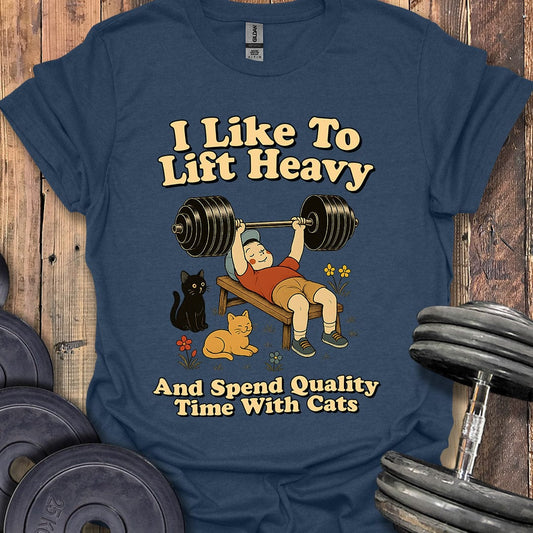 Heavy Weights and Cats T-Shirt