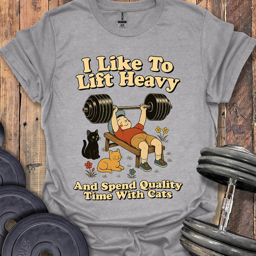 Heavy Weights and Cats T-Shirt