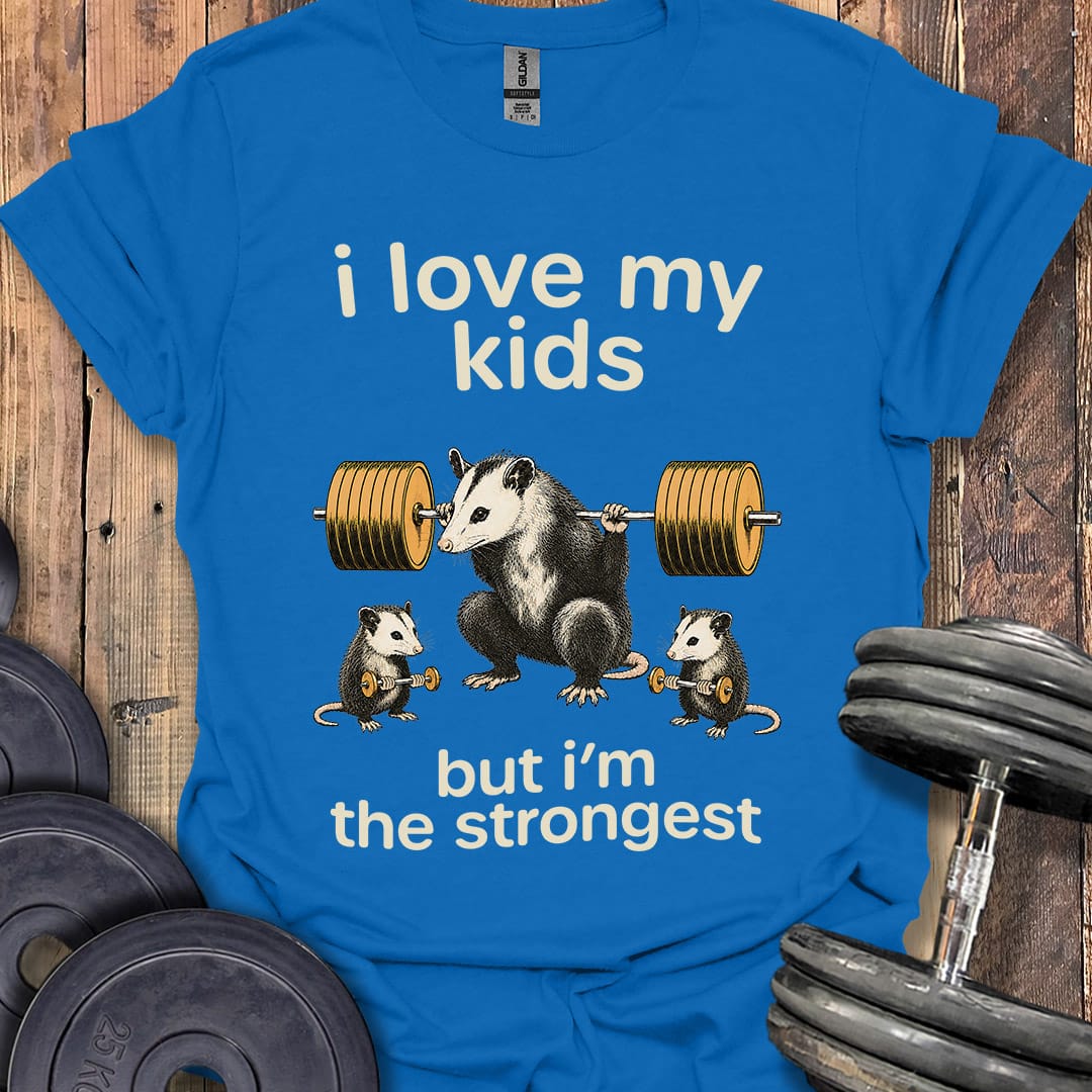 I Love My Kids Opossum T-Shirt