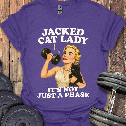 Jacked Cat Lady T-Shirt