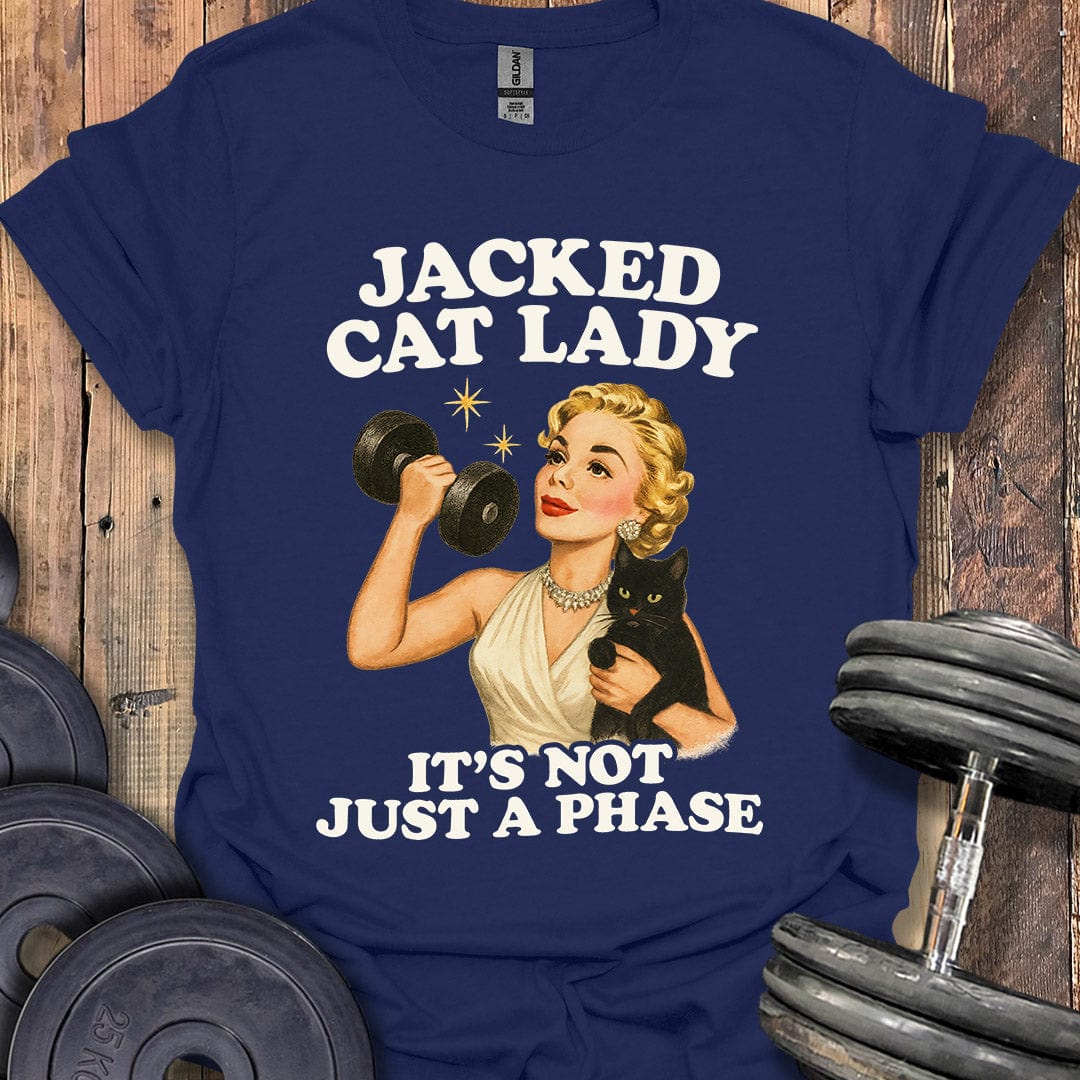 Jacked Cat Lady T-Shirt