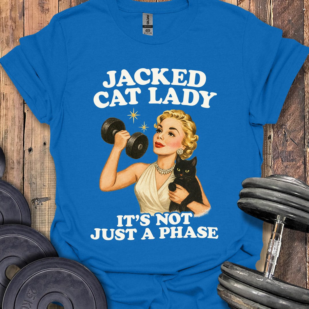 Jacked Cat Lady T-Shirt