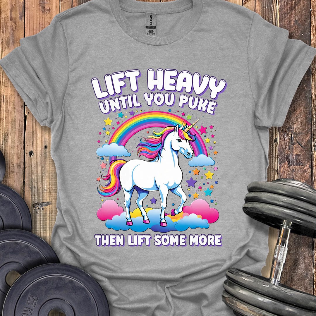 Lift Heavy Until You Puke T-Shirt