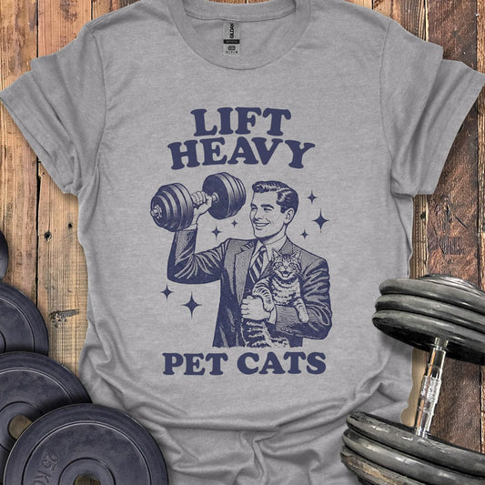 Lift Heavy, Pet Cats Businessman T-Shirt