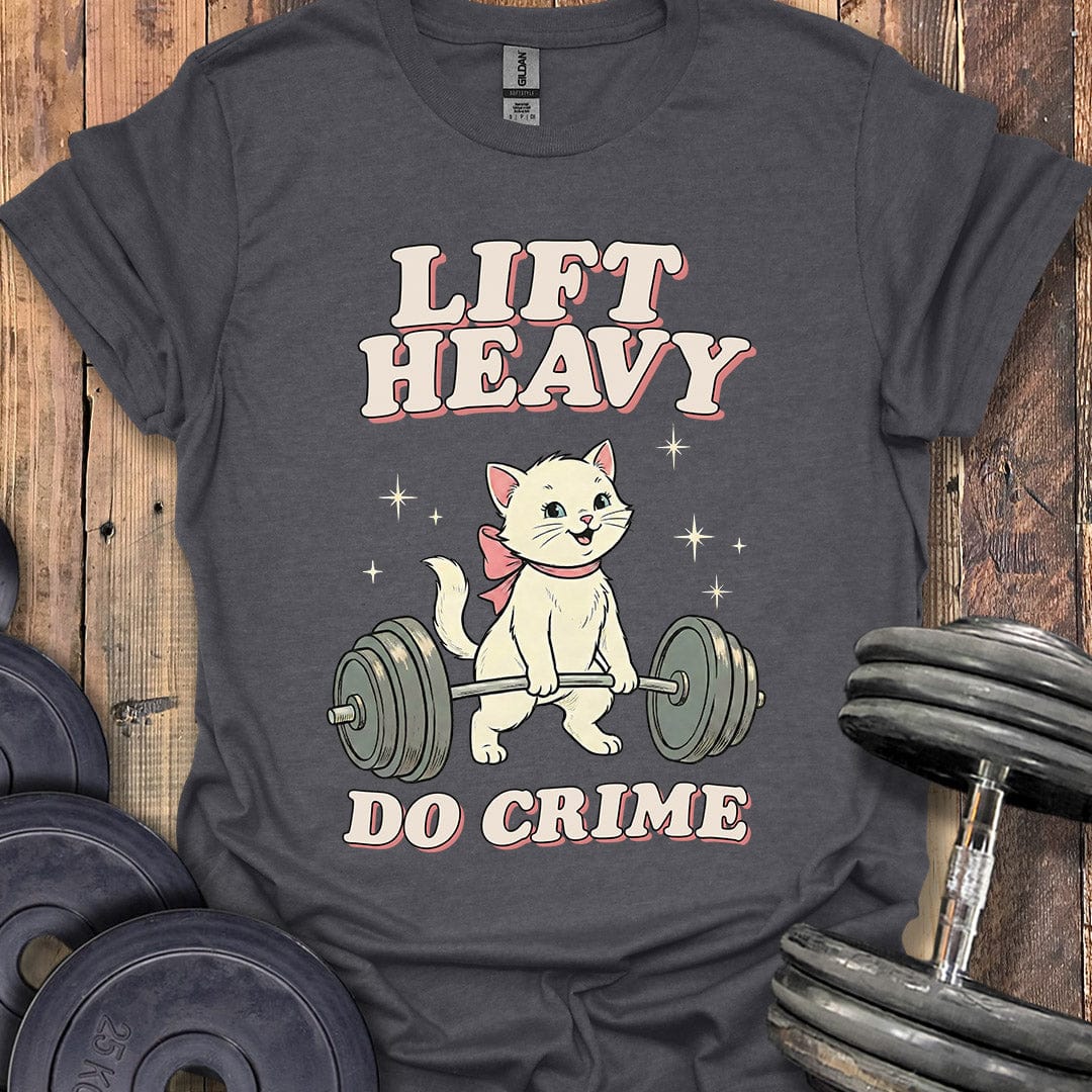 Lifting Crime Kitten T-Shirt