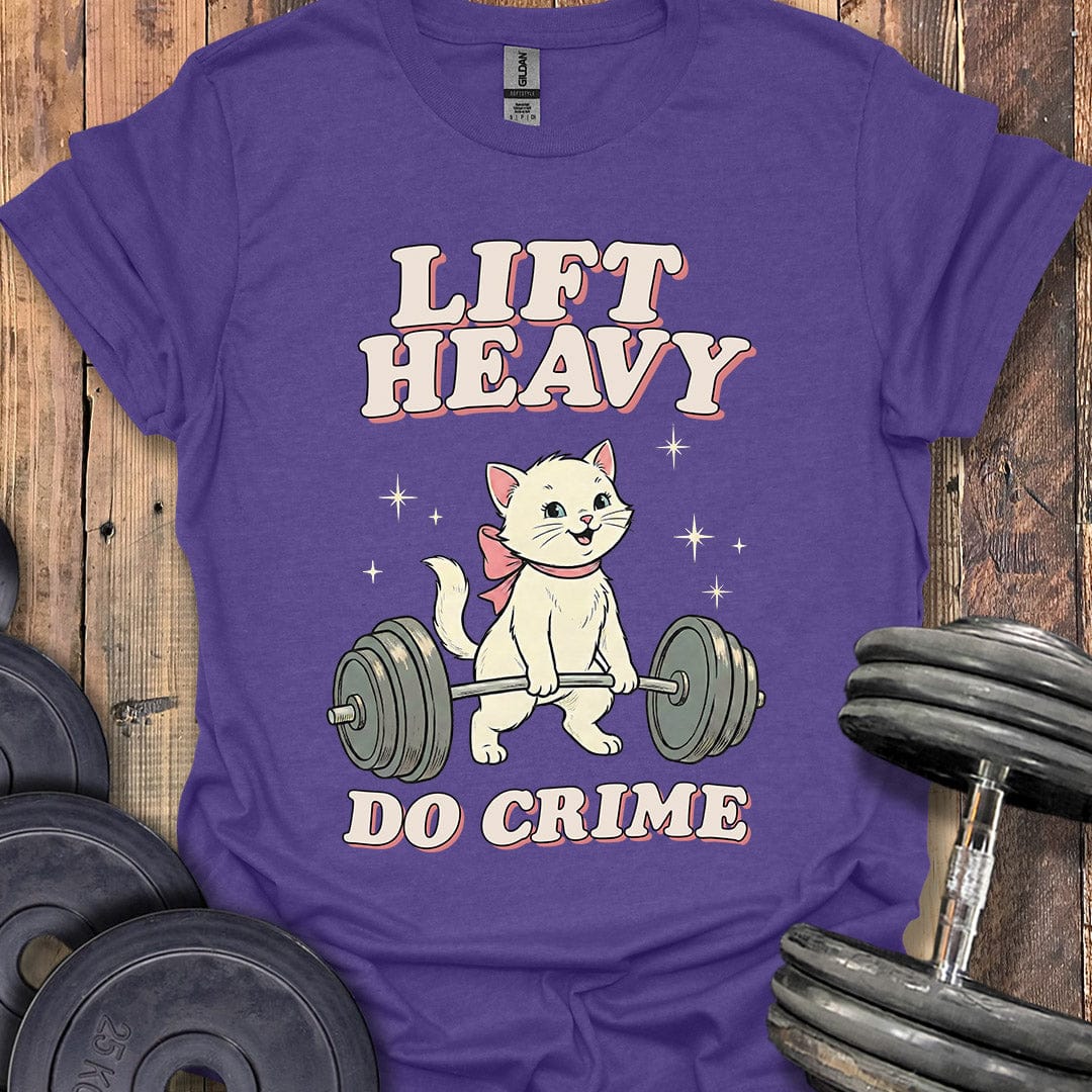 Lifting Crime Kitten T-Shirt