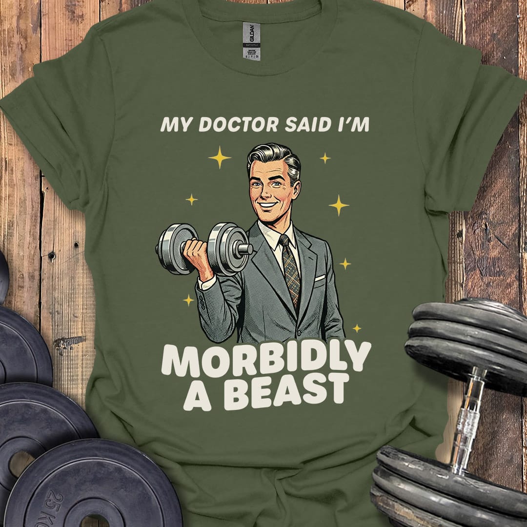 Morbidly a Beast Businessman T-Shirt [Custom Sizes]