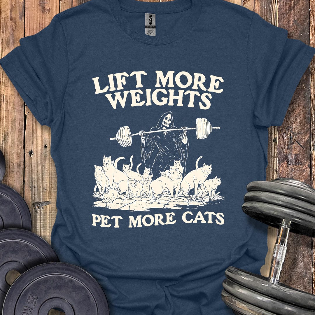 More Weights, More Cats T-Shirt
