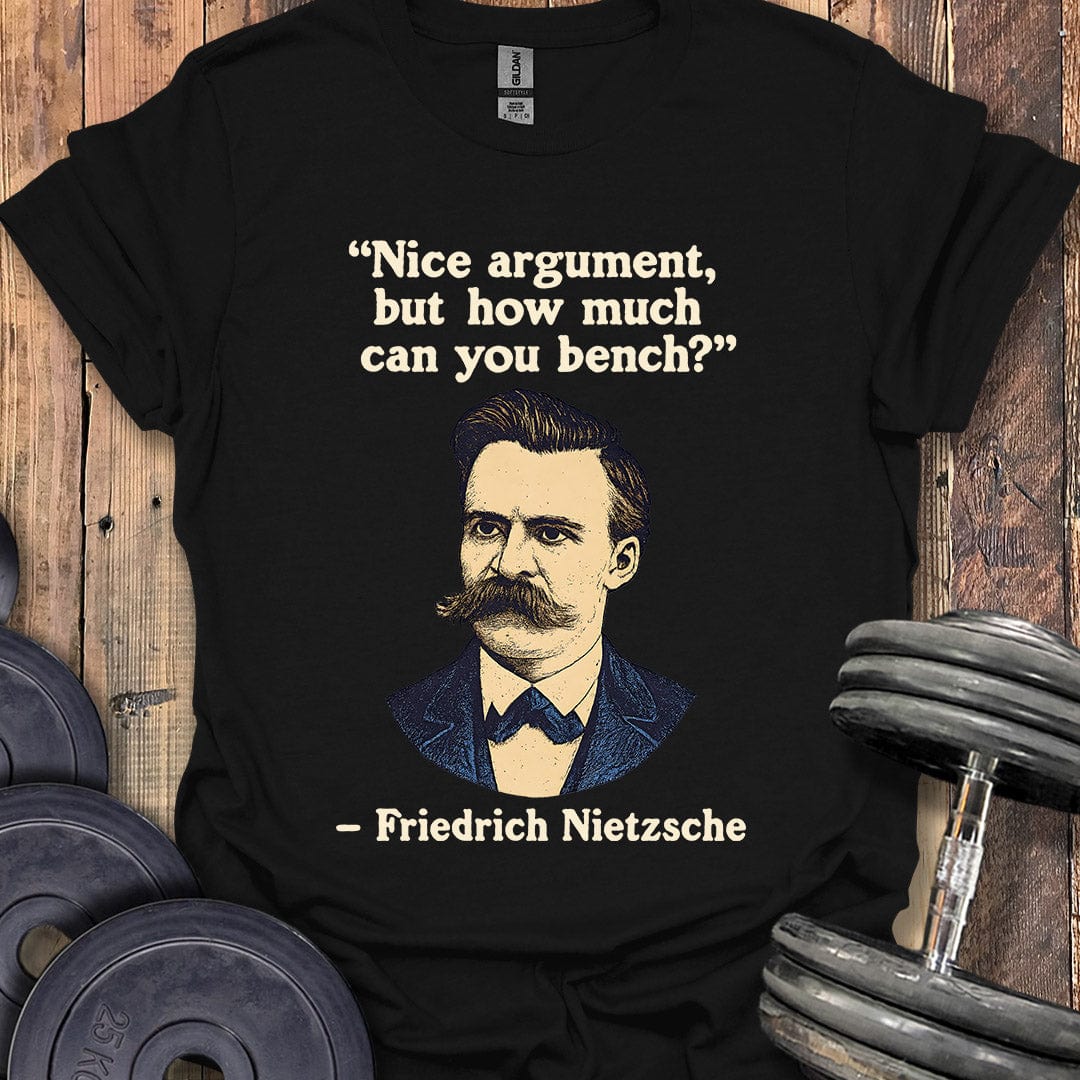 Nietzsche Bench Quote T-Shirt