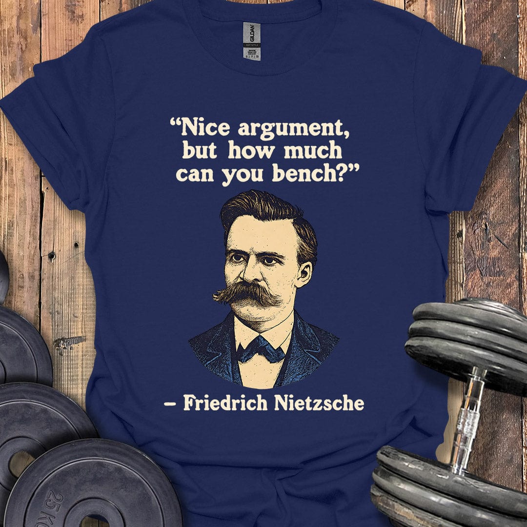 Nietzsche Bench Quote T-Shirt