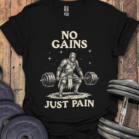 No Gains Knight T-Shirt