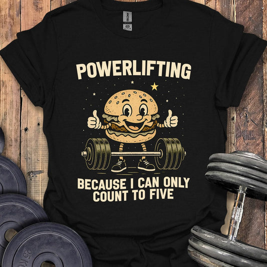 Powerlifting Hamburger T-Shirt