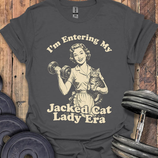 Retro Jacked Cat Lady T-Shirt
