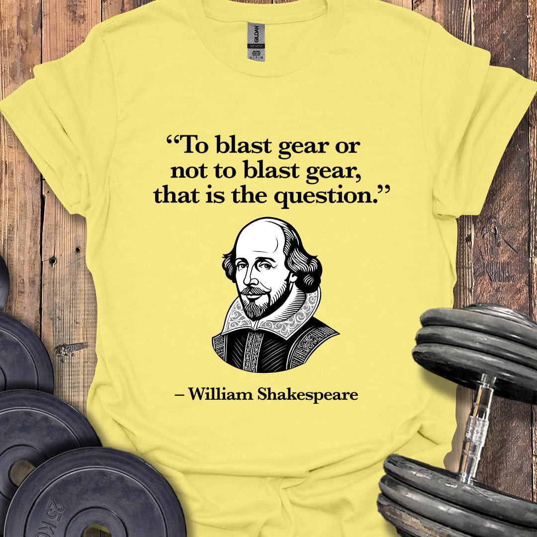 Shakespeare on Gear T-shirt