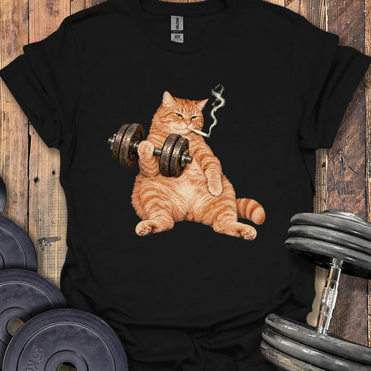 Smoking Cat T-Shirt