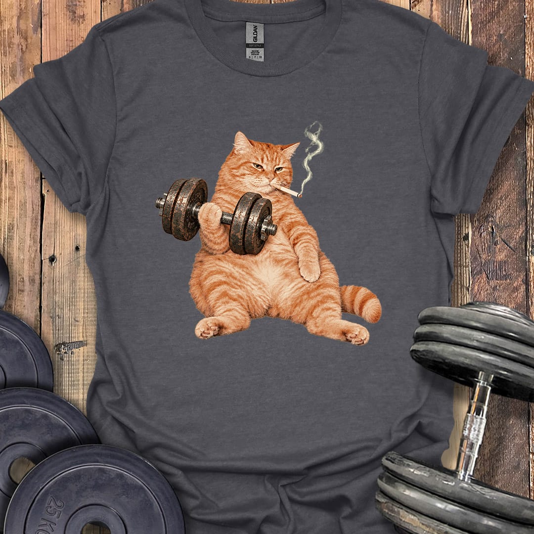 Smoking Cat T-Shirt