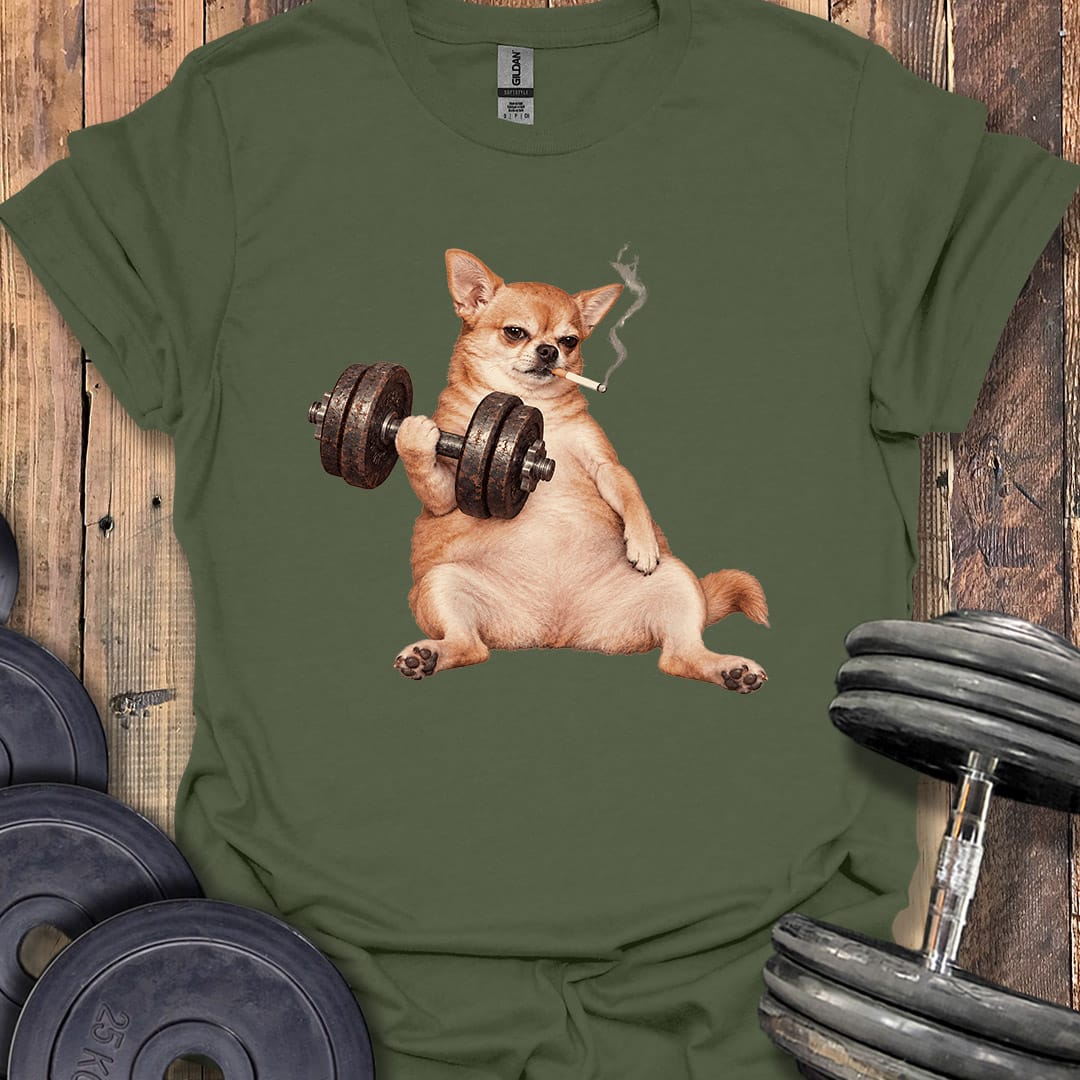 Smoking Dog T-Shirt